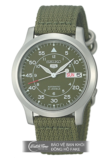 Đồng hồ Seiko 5 Quân đội 37mm SNK805K2