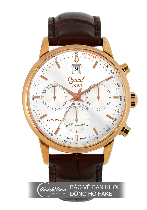 Đồng hồ Ogival OG1929-25AGR-GL-T